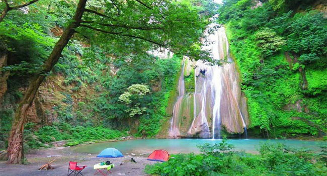 آبشار در استان گلستان